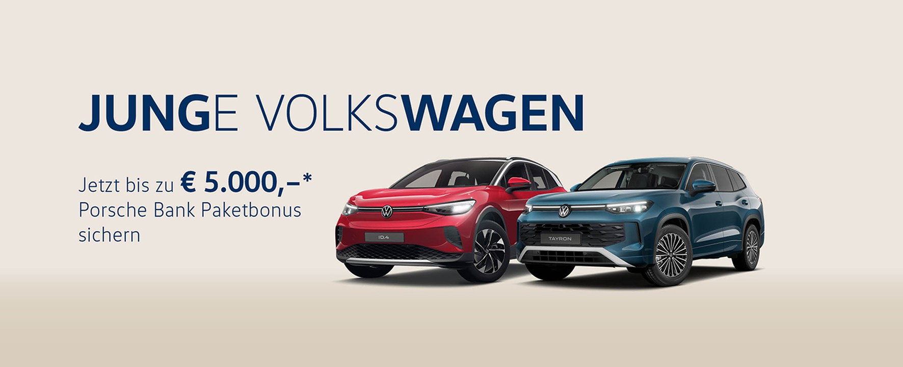 Image of Porsche Bank Paketbonus für Jungwagen