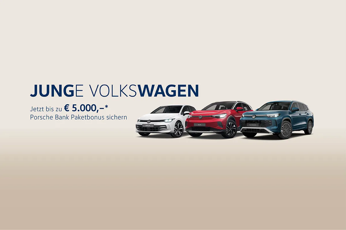 Porsche Bank Paketbonus für Jungwagen